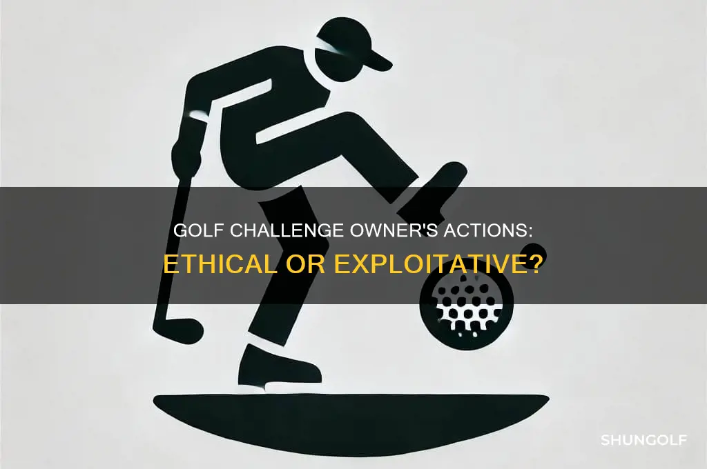 is the action by golf challenge