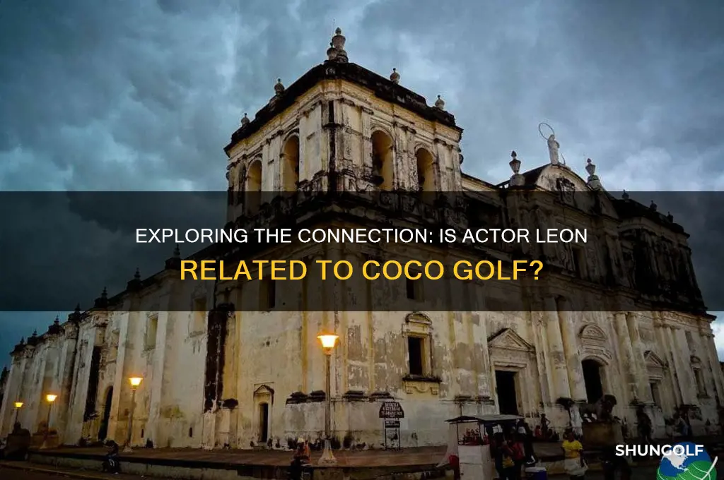 is the actor leon related to coco golf