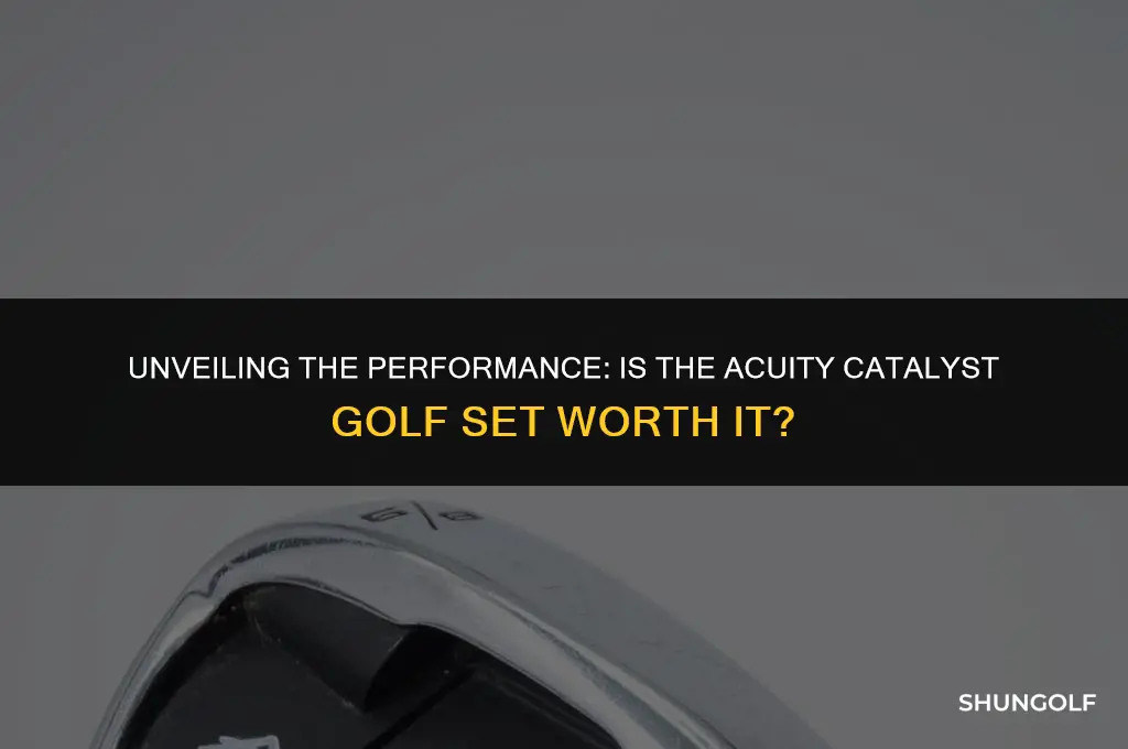 is the acuity catalyst golf set good