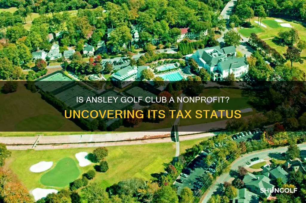 is the ansley golf club a nonprofit