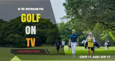 Where to Watch Australian PGA Golf on TV: A Guide