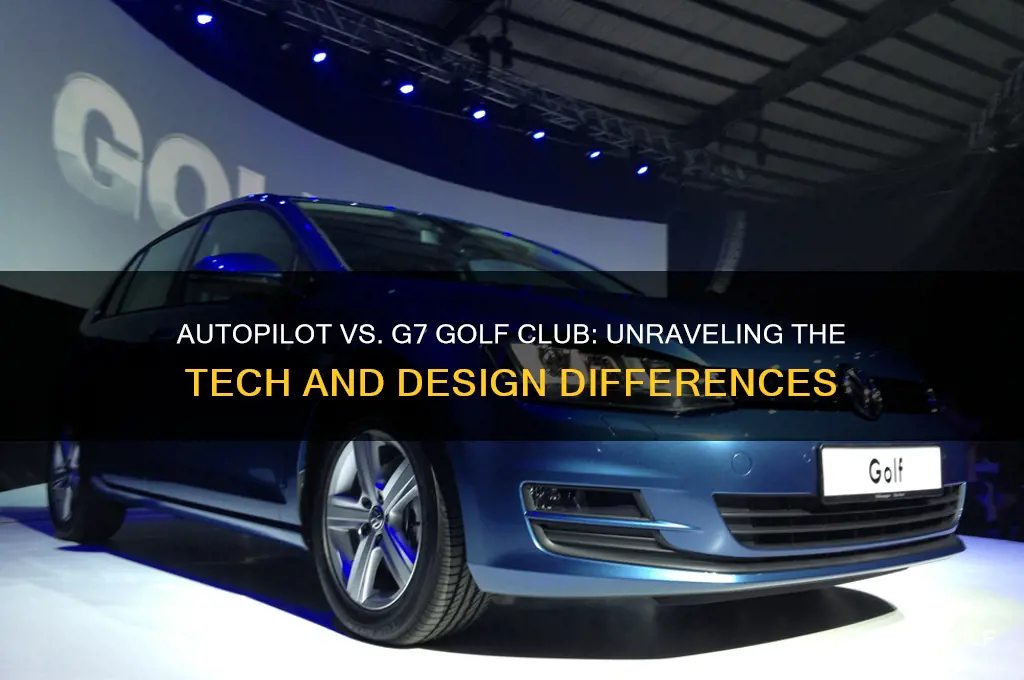 is the autopilot the same as the g7 golf club