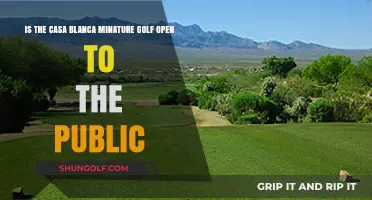 Is Casa Blanca Miniature Golf Publicly Accessible? Find Out Here