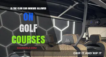 Club Car Onward: Golf Course Approval and Usage Guidelines Explained