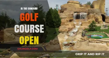 Is Concord Golf Course Open? Current Status and Updates
