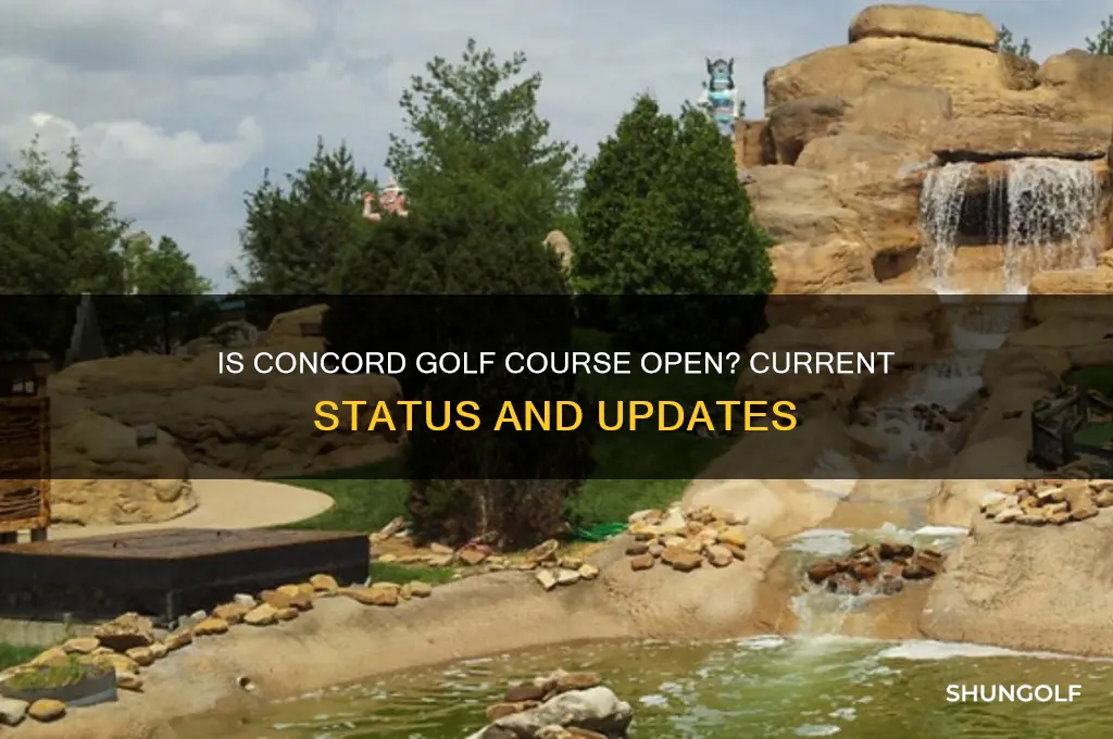 is the concord golf course open