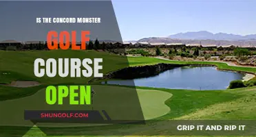 Is Concord Monster Golf Course Open? Current Status and Updates