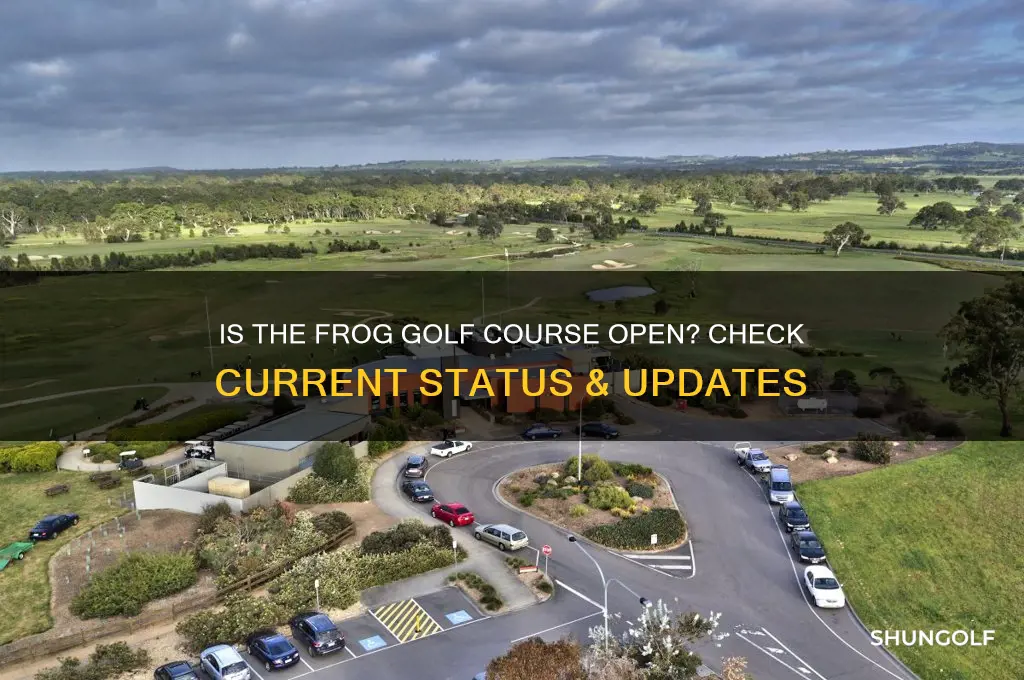 is the frog golf course open