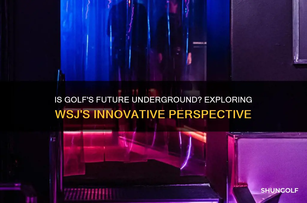 is the future of golf underground wsj
