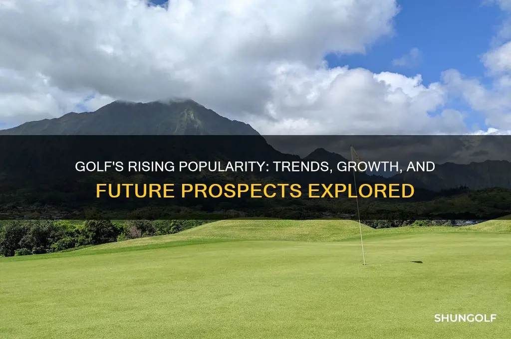 is the game of golf growing