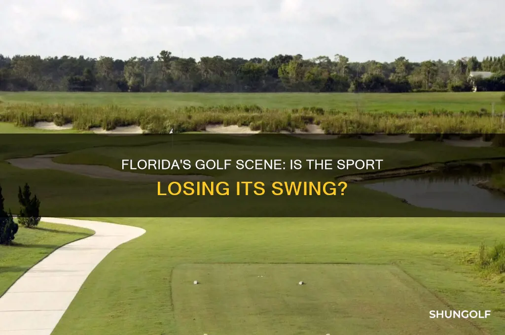 is the game of golf in decline in florida