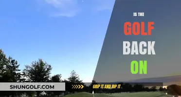 Golf's Return: What's Next?