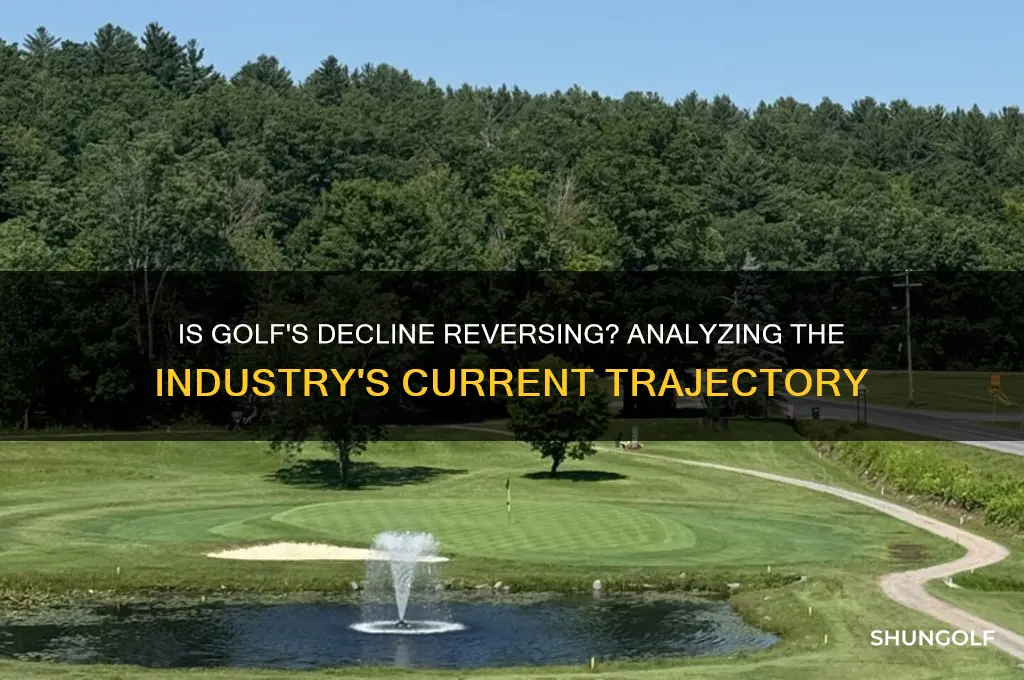 is the golf business still in decline