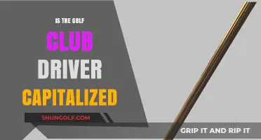 Is 'Golf Club Driver' Capitalized? A Quick Grammar Guide