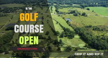 Is the Golf Course Open? Check Status and Plan Your Game