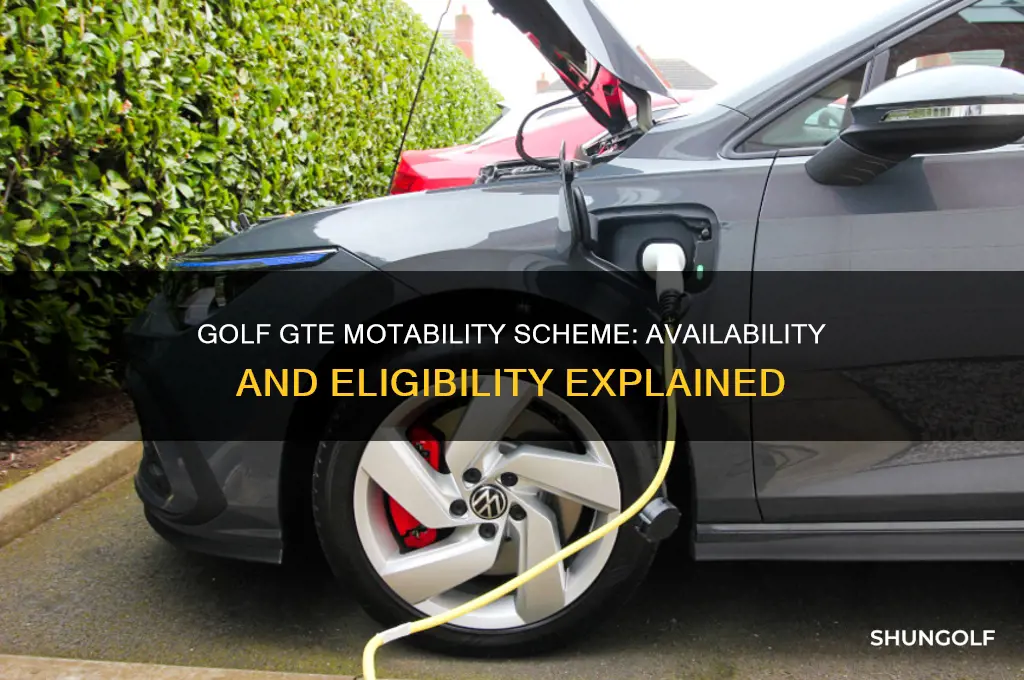 is the golf gte available on motability