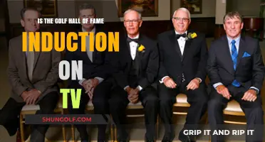 Golf Hall of Fame Induction: TV Broadcast Details and Highlights