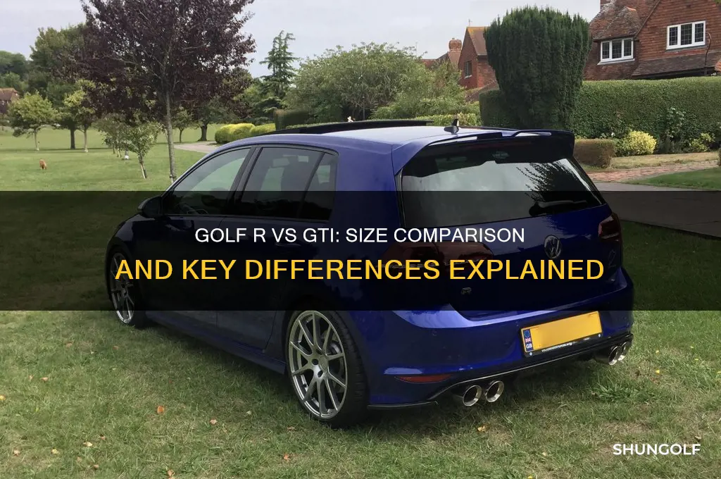 is the golf r bigger than the gti