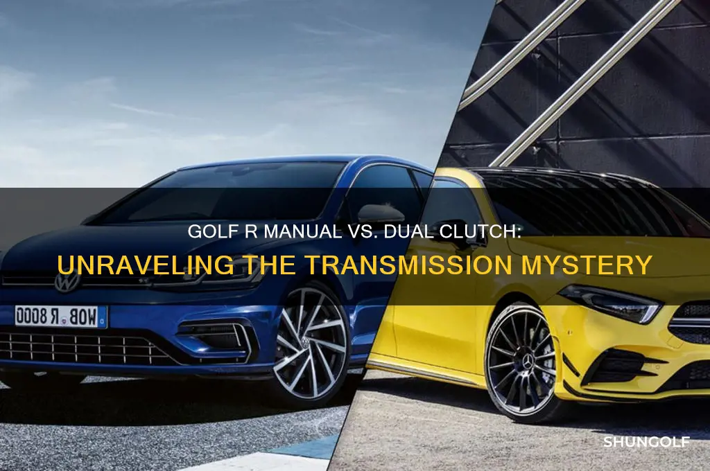 is the golf r manual a dual clutch