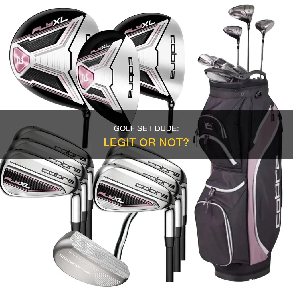 is the golf set dude legit