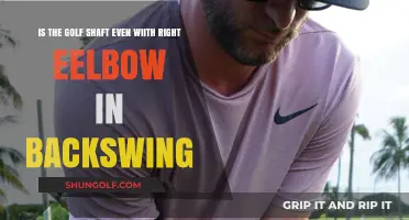 Perfecting Your Golf Swing: Elbow Position and Shaft Alignment