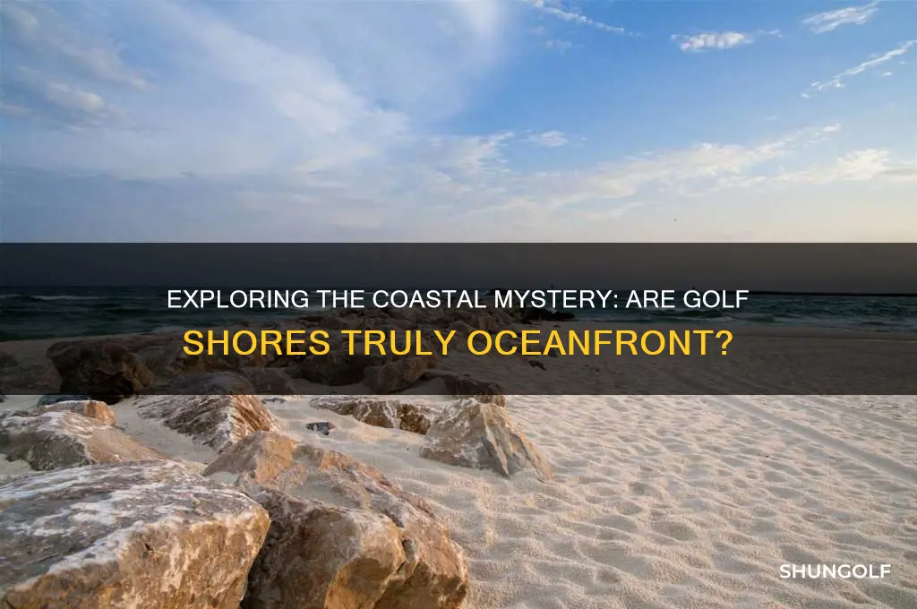 is the golf shores on the ocean