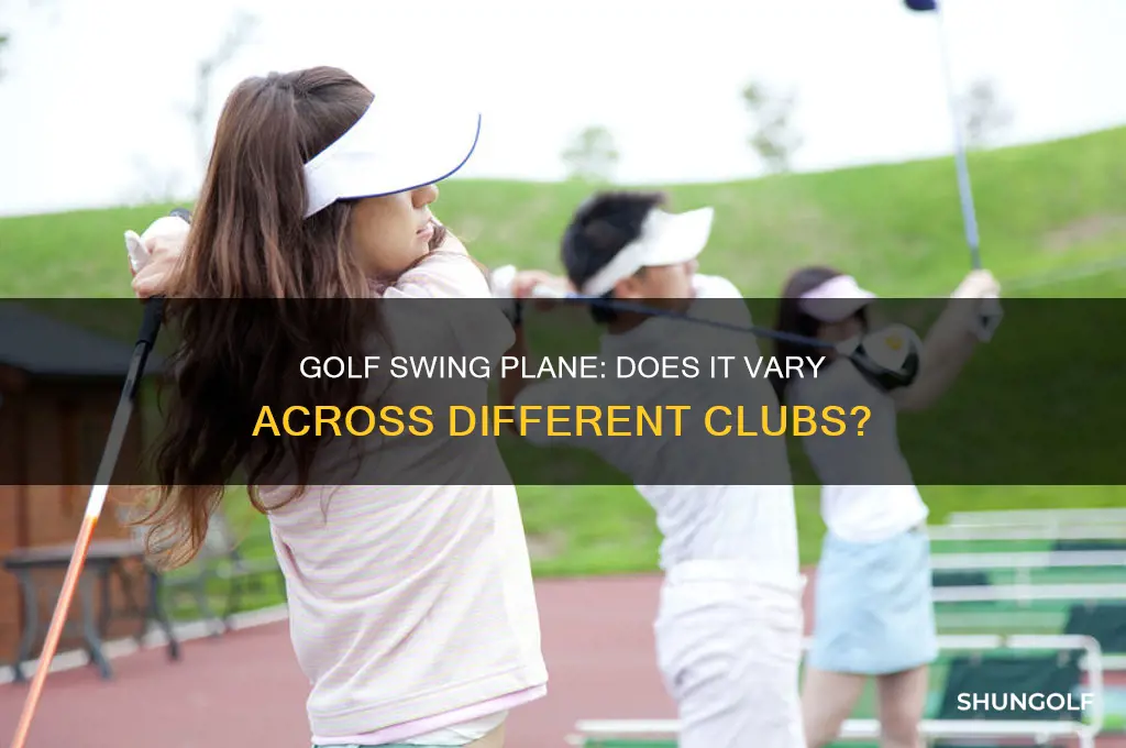 is the golf swing plane the same for all clubs