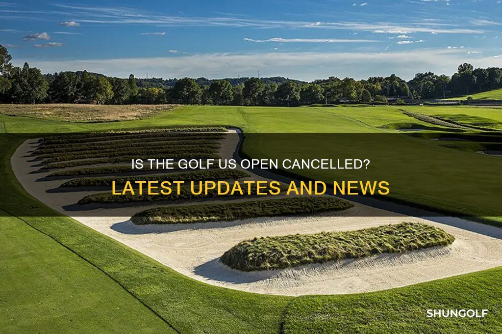 is the golf us open cancelled