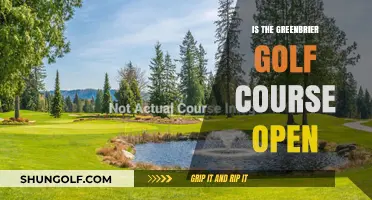 Is The Greenbrier Golf Course Open? Current Status and Updates
