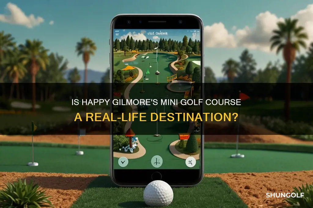 is the happy gilmore mini golf course real