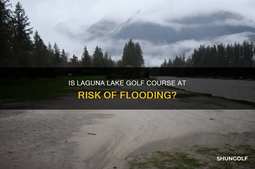 is the laguna lake golf course in a flood zone