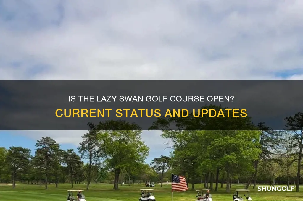 is the lazy swan golf course open