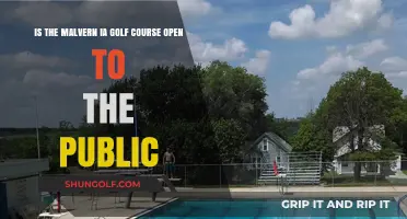 Malvern IA Golf Course: Public Access and Playing Opportunities