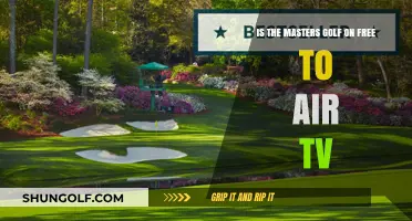Where to Watch Masters Golf: Free-to-Air TV Options Explained