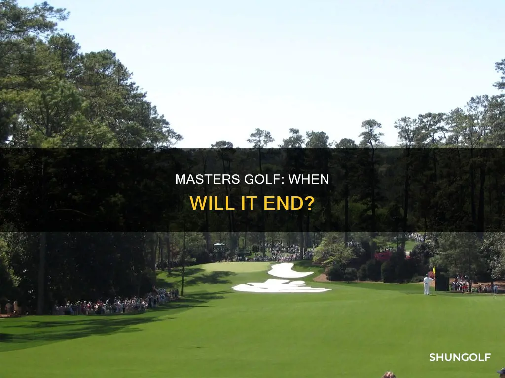 is the masters golf over yet