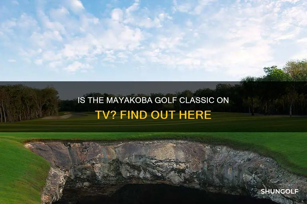 is the mayakoba golf classic on tv