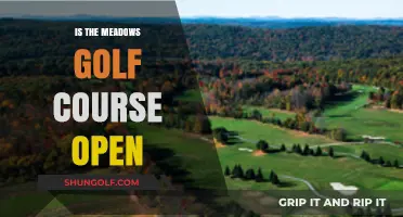 Is The Meadows Golf Course Open? Current Status and Updates