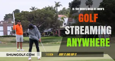Where to Watch NCAA D1 Men's Golf Live Streams Online
