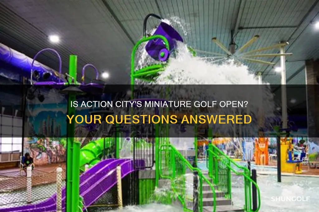 is the miniature golf open at action city
