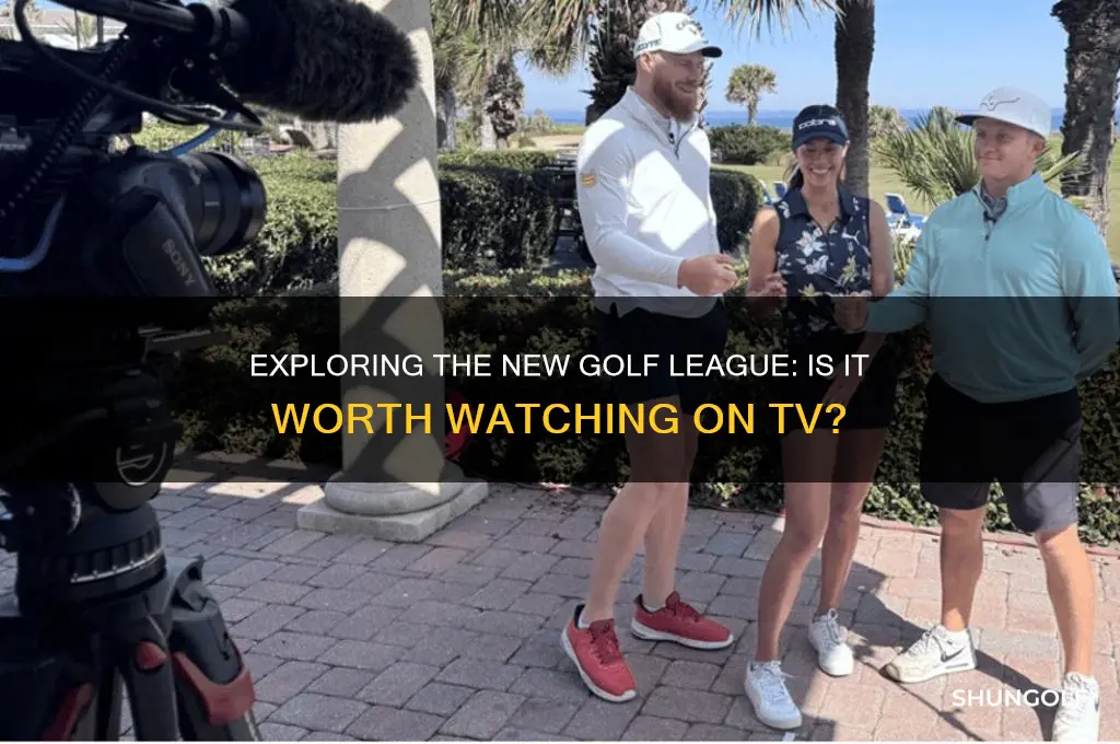 is the new golf league on tv
