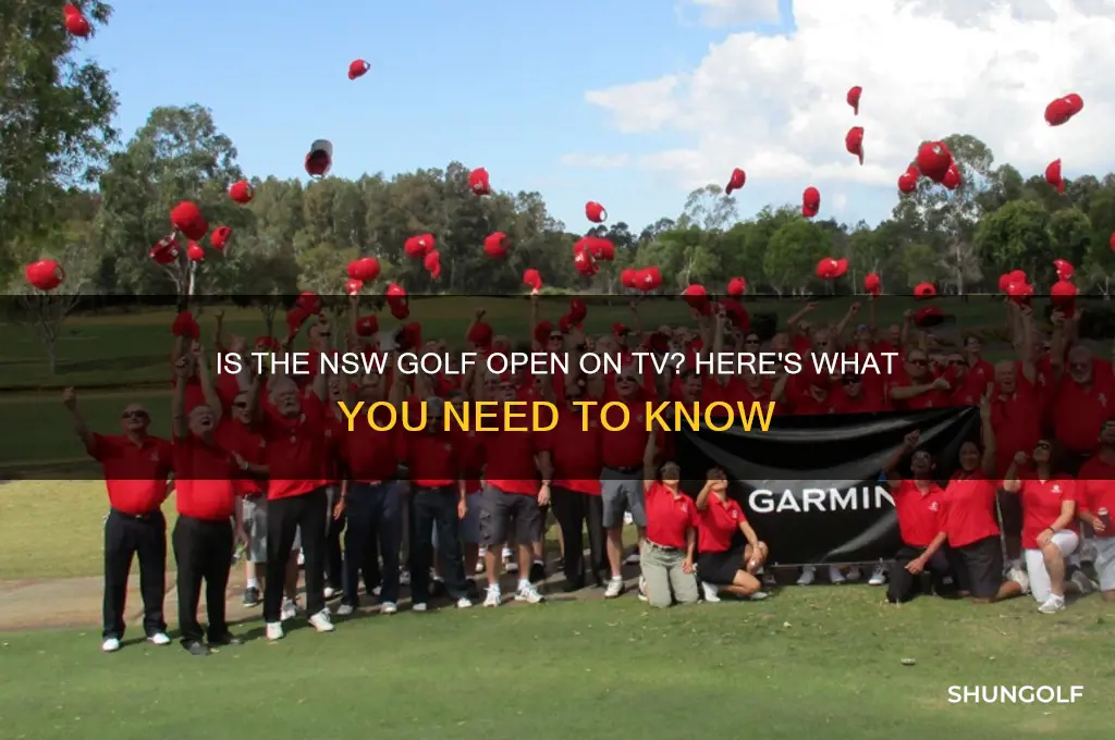 is the nsw golf open on tv