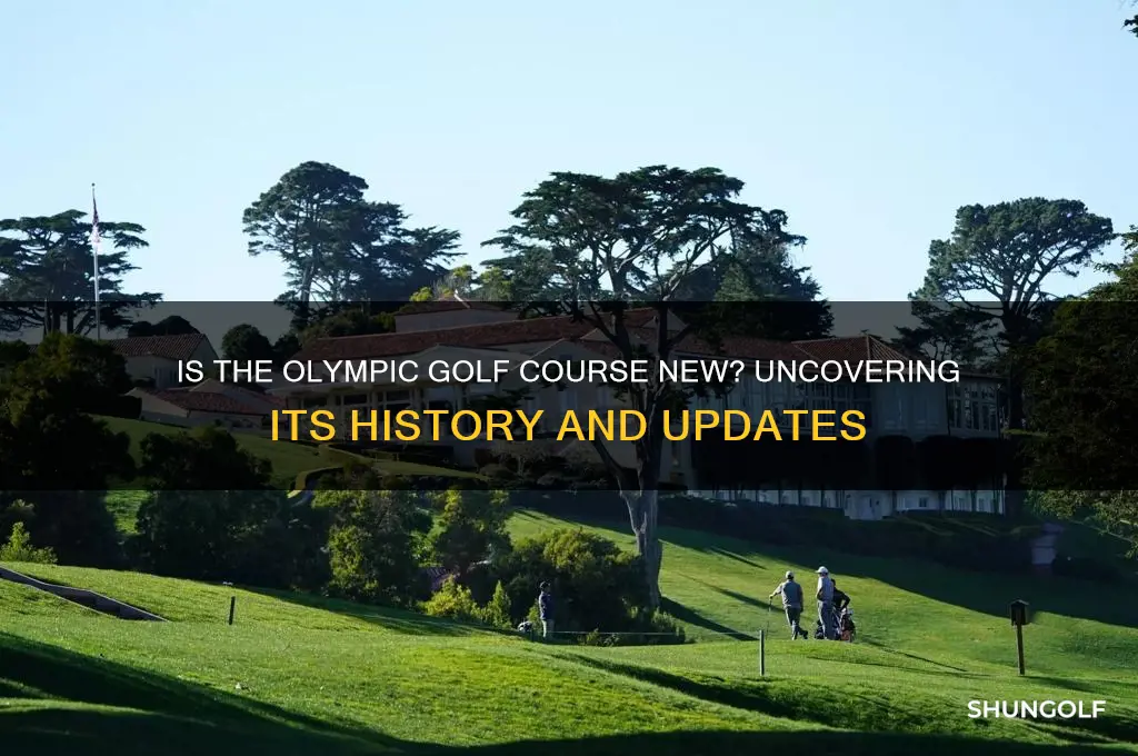 is the olympic golf course new