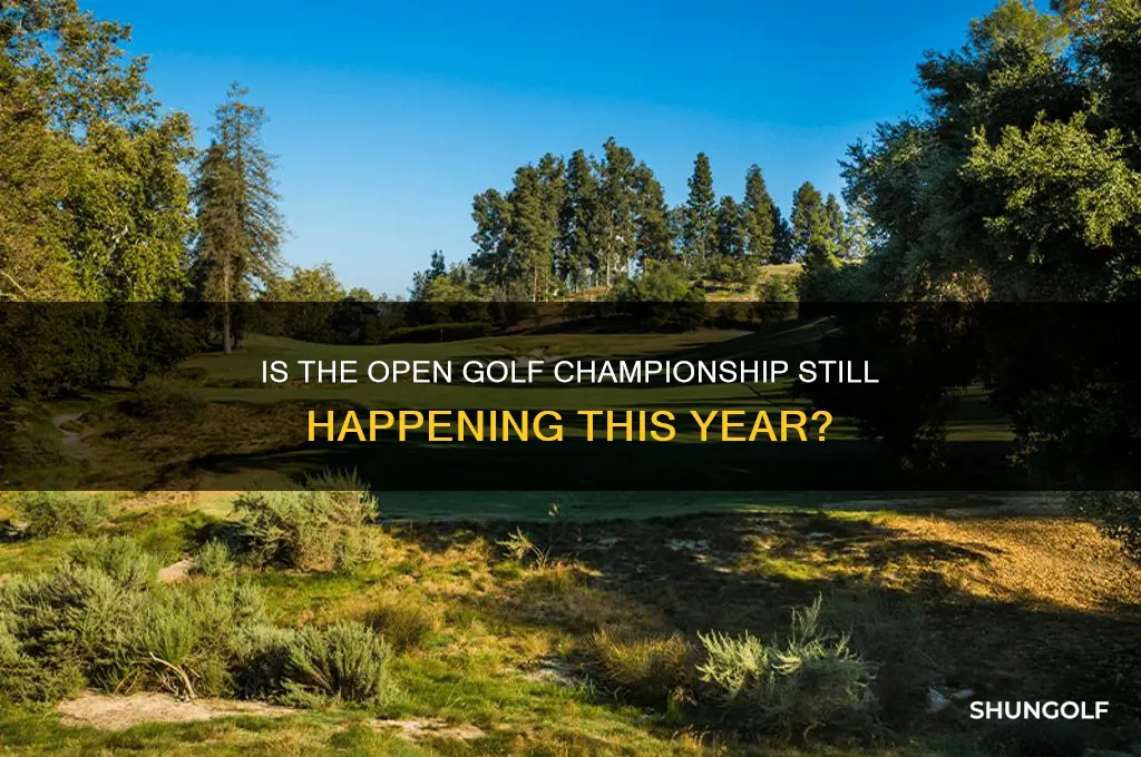 is the open golf still on