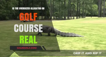 Is the Oversized Alligator on the Golf Course Real or Myth?