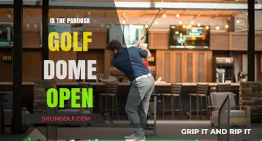 Is the Paddock Golf Dome Open? Check Hours and Availability Now
