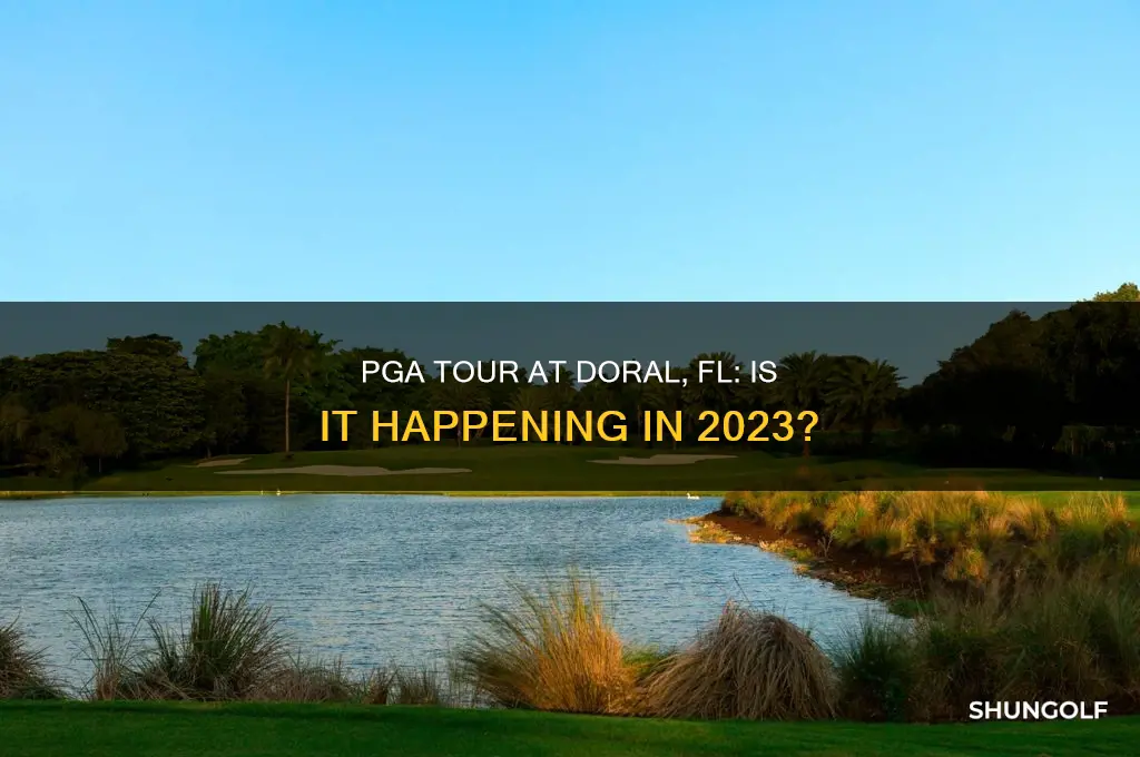 is the pga golf tourmplaying at doral fl thisyear