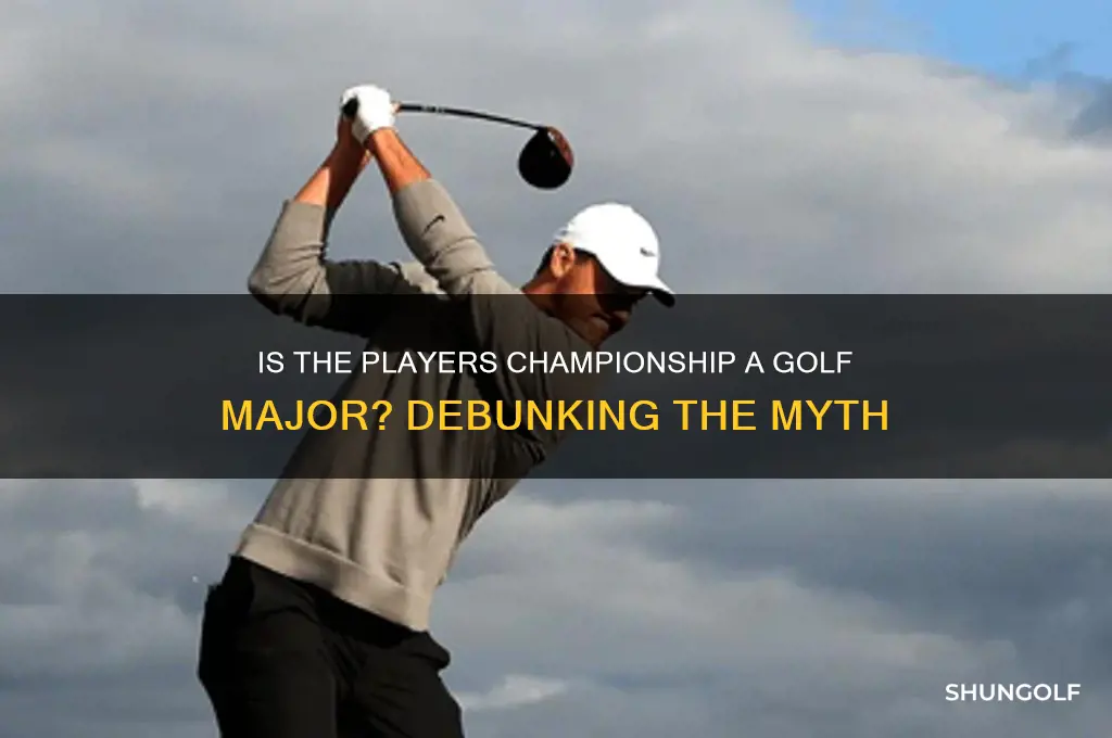is the players championship a golf major