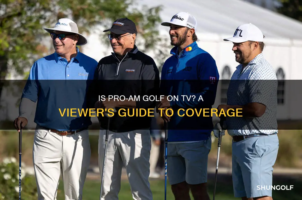 is the pro am golf on tv