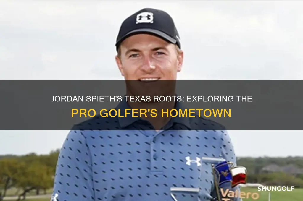 is the pro golfer jordan spieth from tx