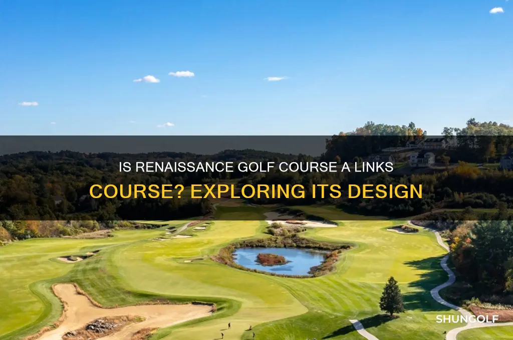 is the renaissance golf course a links course